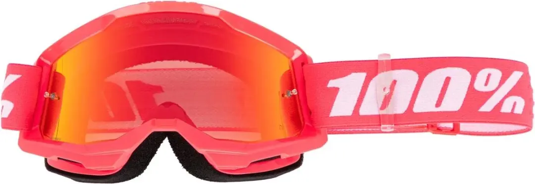 100% Strata 2 Motocross Bril - Roze - afbeelding 2 van 6