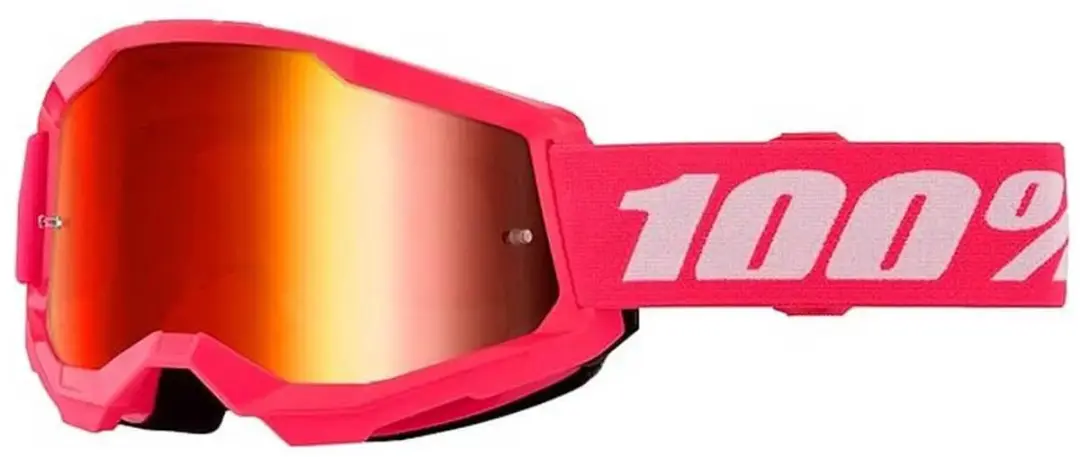 100% Strata 2 Motocross Bril - Roze - afbeelding 6 van 6