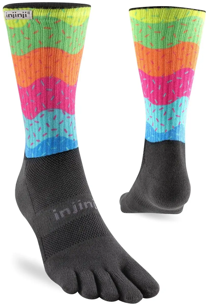 Injinji Trail Midweight Crew - Regenboog - 44-47