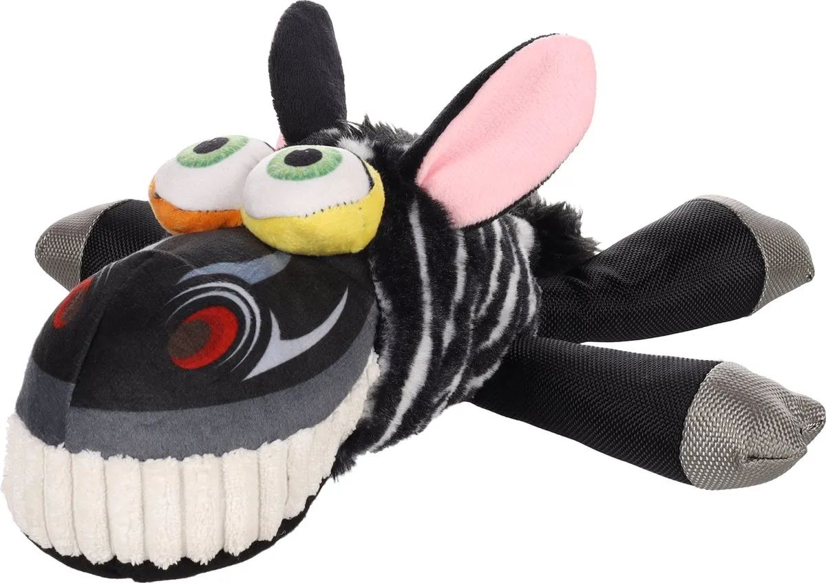 Flamingo Hs Hoofa Zebra Liggend Zwart 31x33x18cm