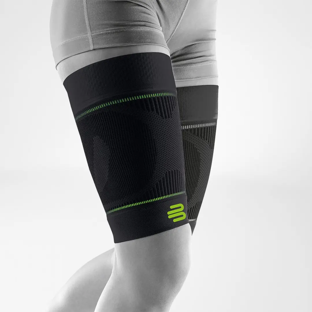 Bauerfeind Sports Compressiesleeve Bovenbeen - Zwart - S - afbeelding 6 van 6