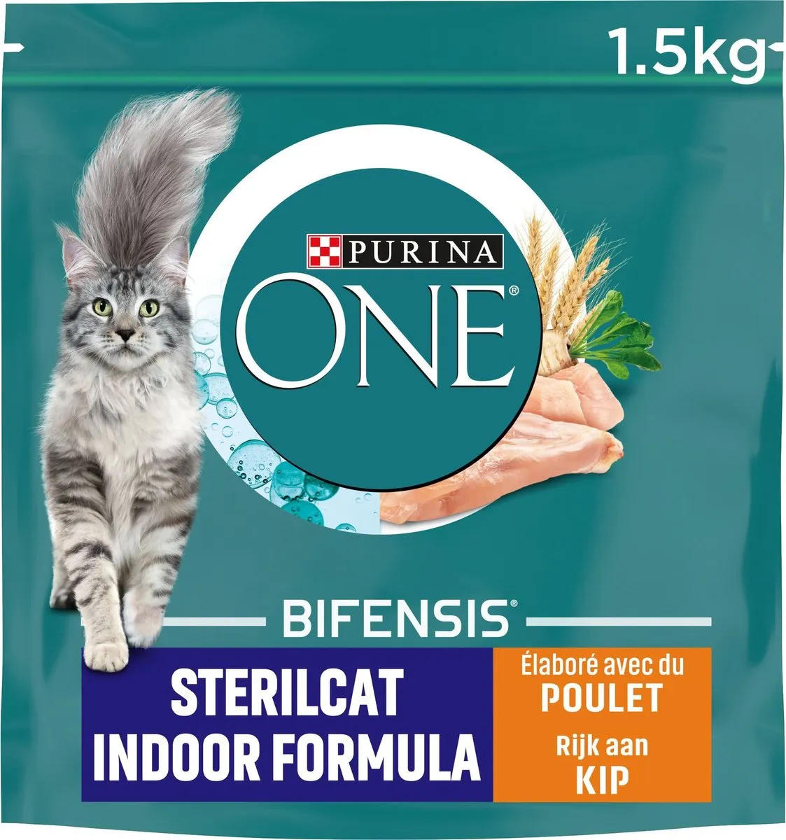 Purina ONE Gesteriliseerde Binnenkatten Kip
