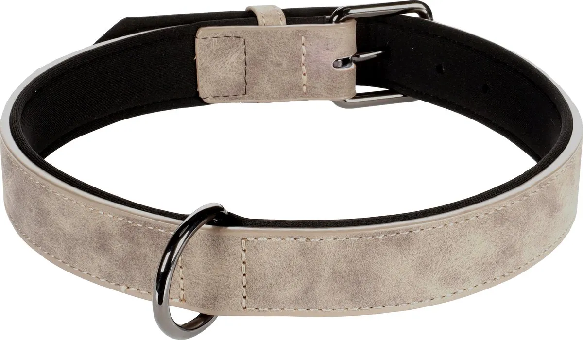 Flamingo Delu Halsband Honden XXL 52-62cm Taupe