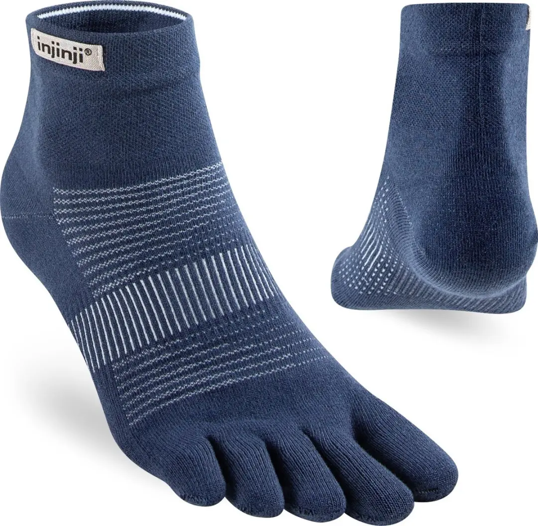 Injinji Run Mini-Crew Coolmax Teensokken - Blauw