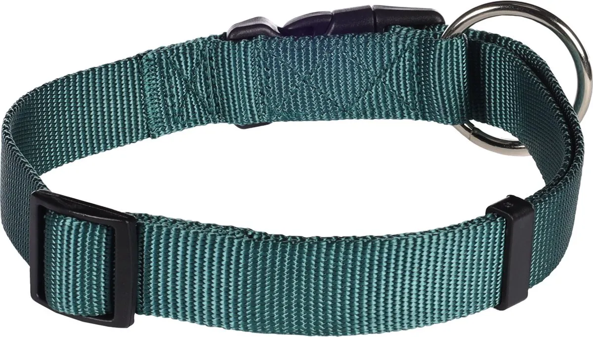 Flamingo Ziggi Halsband - Donkergroen - 45-65cm