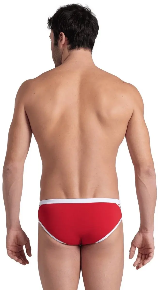 Arena Icons Solid Zwembroek - Rood/Wit - afbeelding 6 van 6