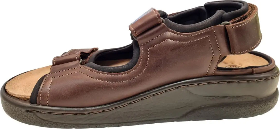 Mephisto Valden Oldbrush Heren Sandalen - Bruin - afbeelding 4 van 6