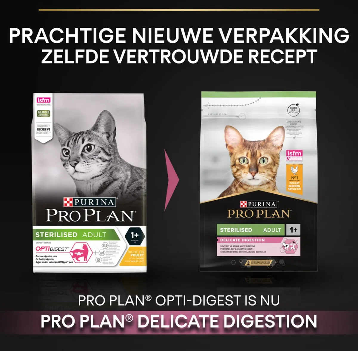 Pro Plan Adult Sterilised Delicate Kip 3kg - 4 Stuks