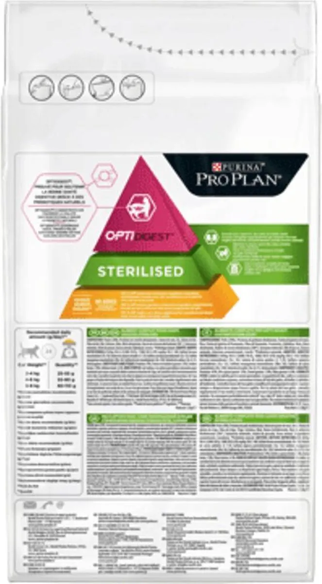 Pro Plan Adult Sterilised Delicate Kip 3kg - 4 Stuks