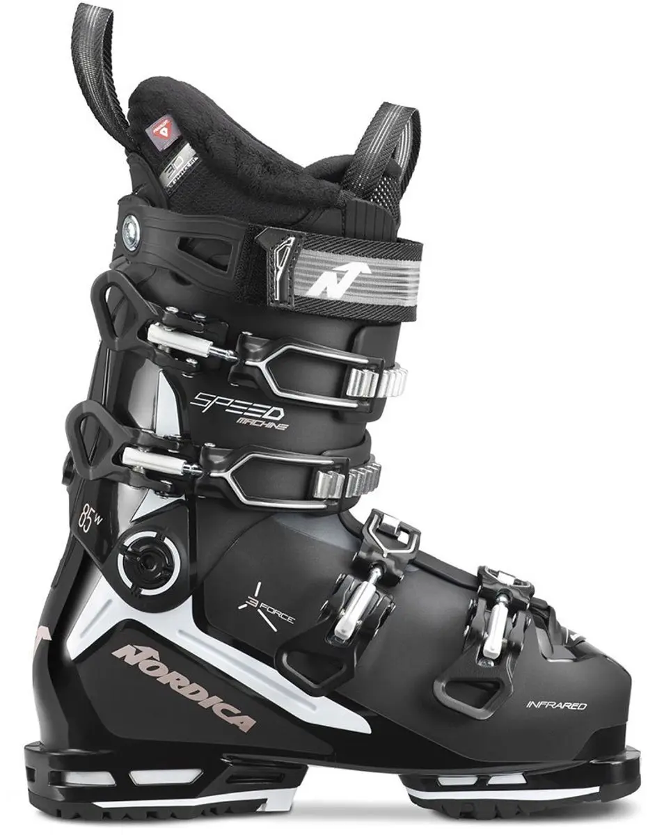 Nordica Speedmachine 3 85 Gw Alpineskischoenen Voor Dames Zwart 24.0 Vrouw