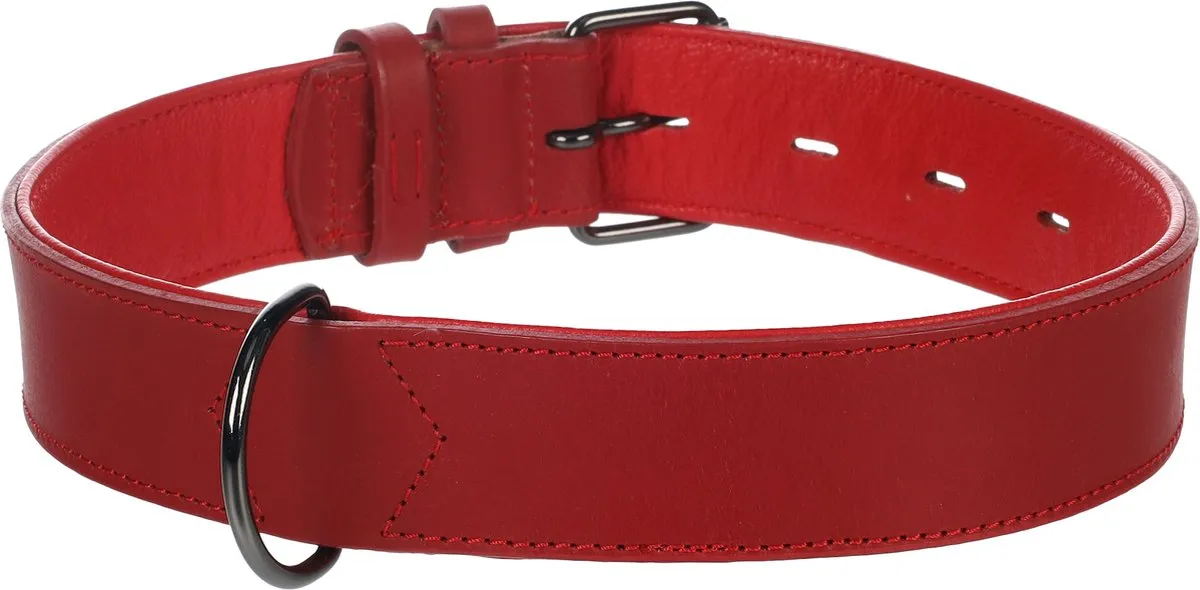 Flamingo Denver Halsband Gevoerd Rood XXL 56-73cm
