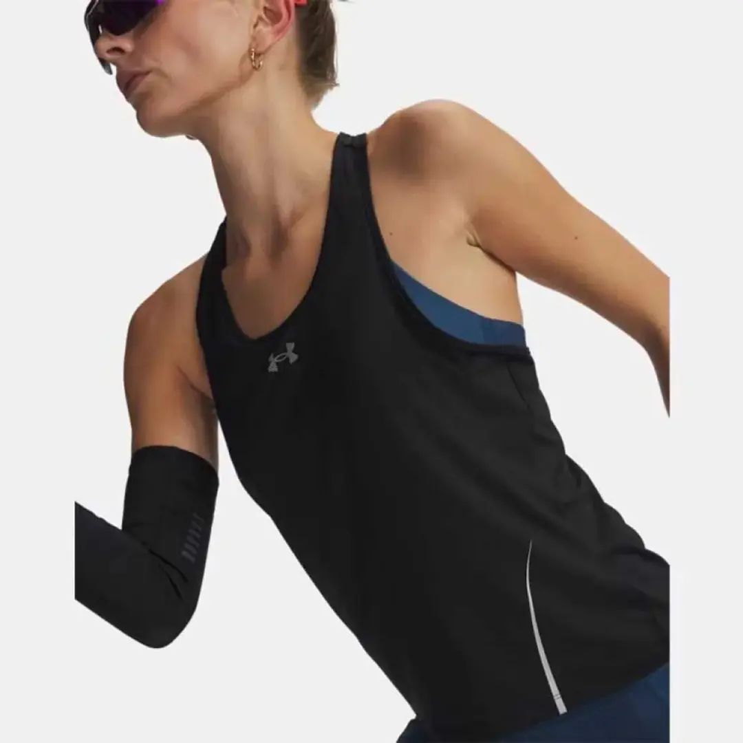 Under Armour Velociti Pro Dames Tanktop - Zwart - S - afbeelding 3 van 3