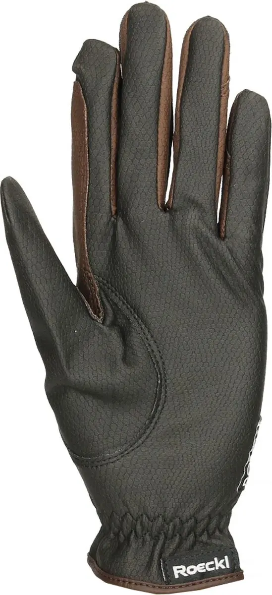Roeckl Handschoenen Roeckl Bicolor Grip Zwart-donkerbruin