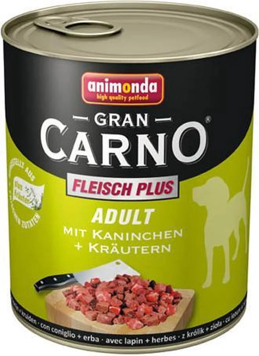 Animonda Gran Carno Konijn Kruiden - 6 Stuks