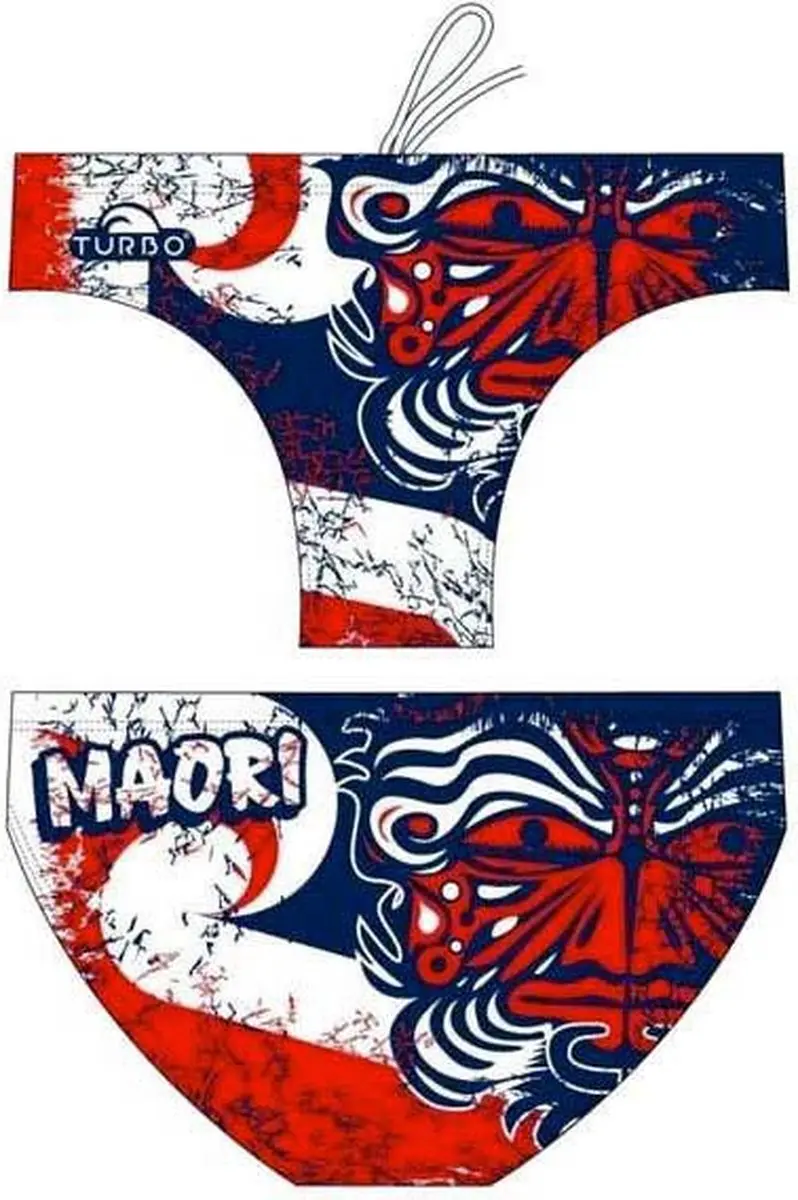 Turbo Maori Flags Zwemslip Blauw XL Man
