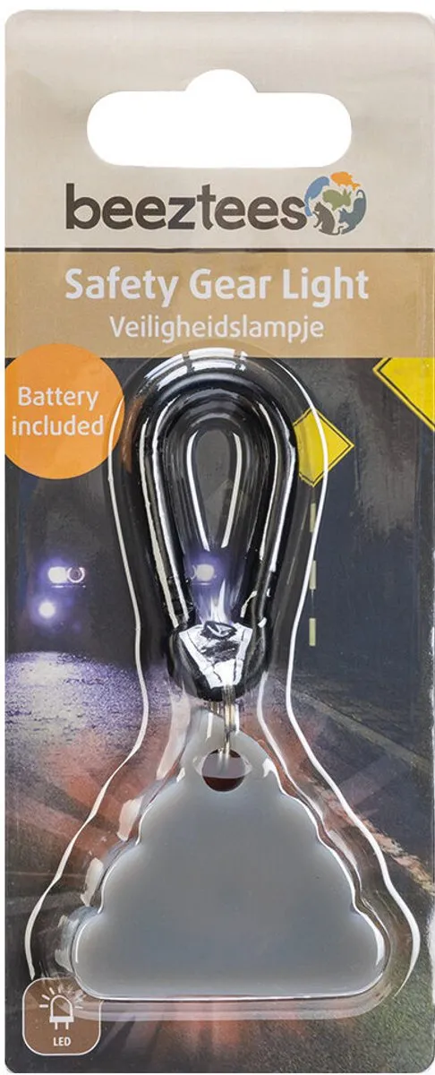 Beeztees Veiligheidslampje Poopy - Grijs