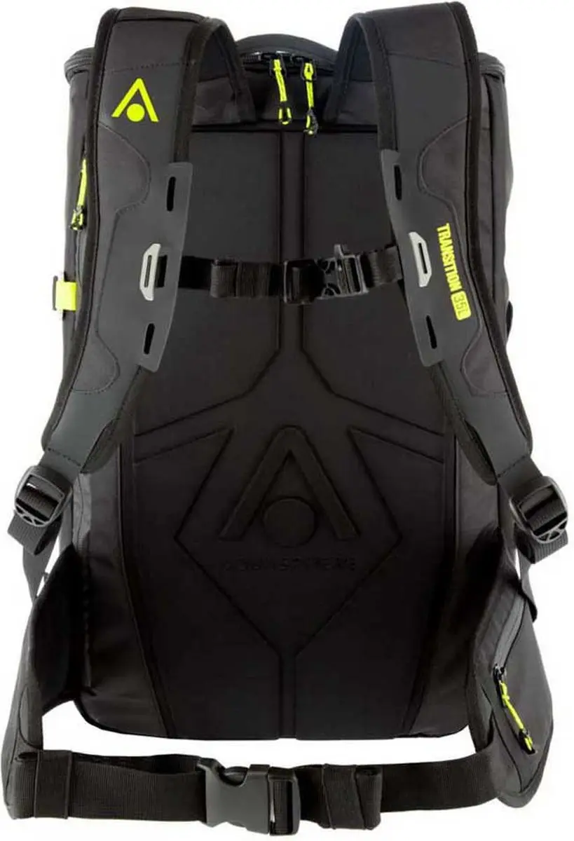 Aqua Sphere Transition Rugzak 35L - Zwart/Geel - afbeelding 2 van 6