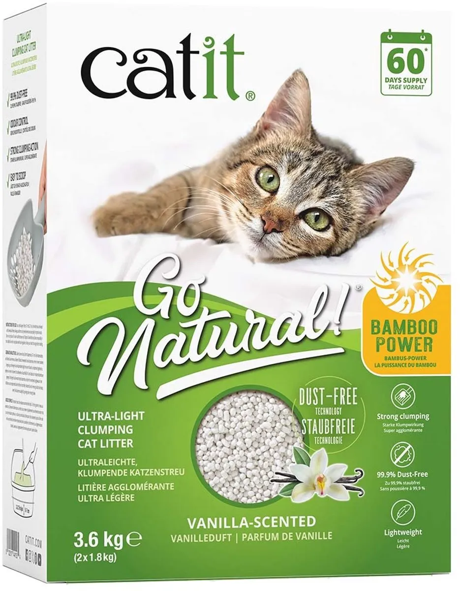 Catit Bamboe Klontvormende Kattenbakvulling 3,6kg
