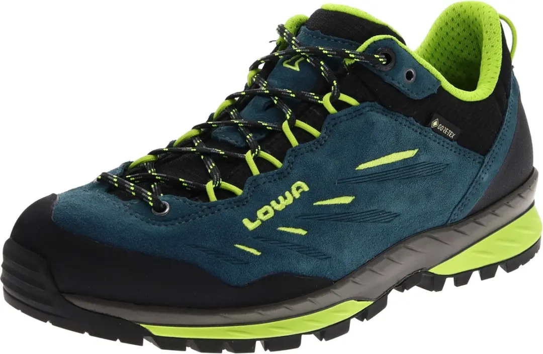 DELAGO GTX LO Petrol Lime Trekkingschoen voor heren
