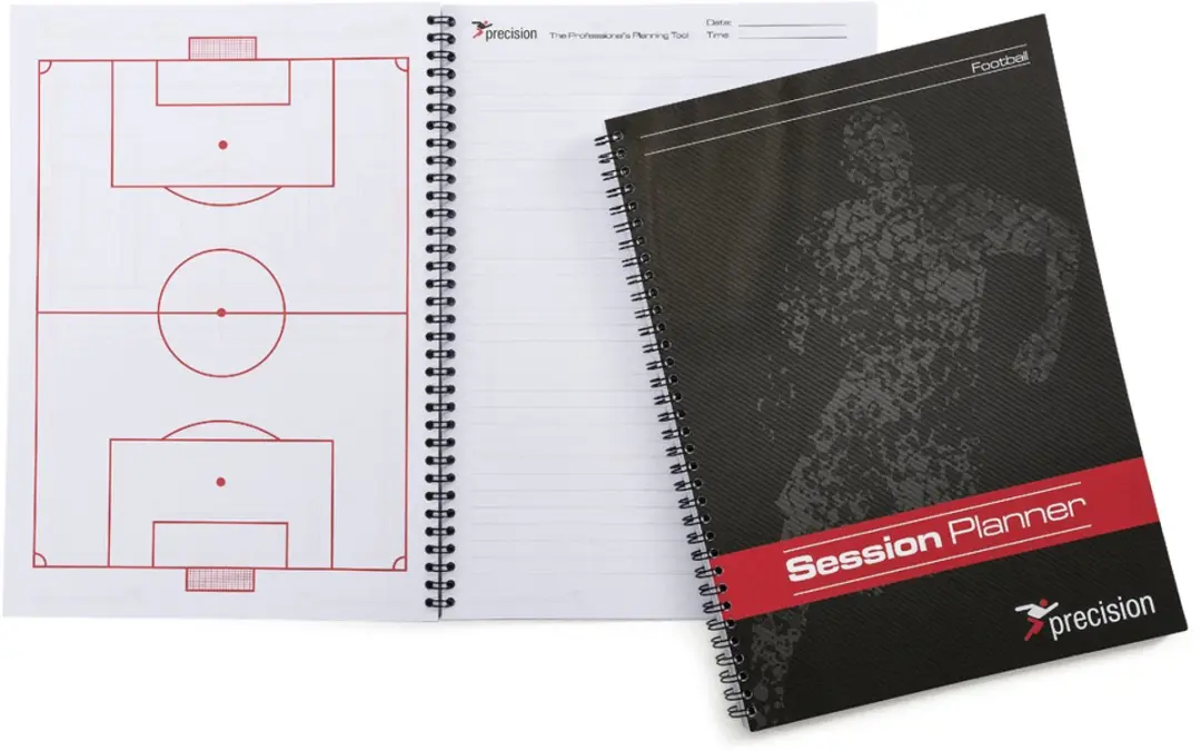 Precision Notitieblok Session Voetbal A4 Papier Zwart 6 Stuks
