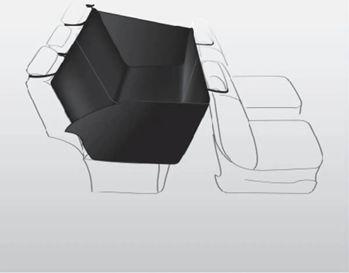 Trixie Hondendeken Auto Achterbank 150x135cm - Zwart