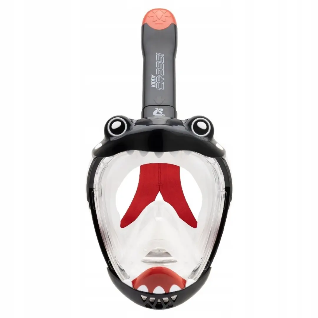 Cressi Kiddy Kids kinder snorkelmasker - Volledig gezicht - Zwart - afbeelding 5 van 5
