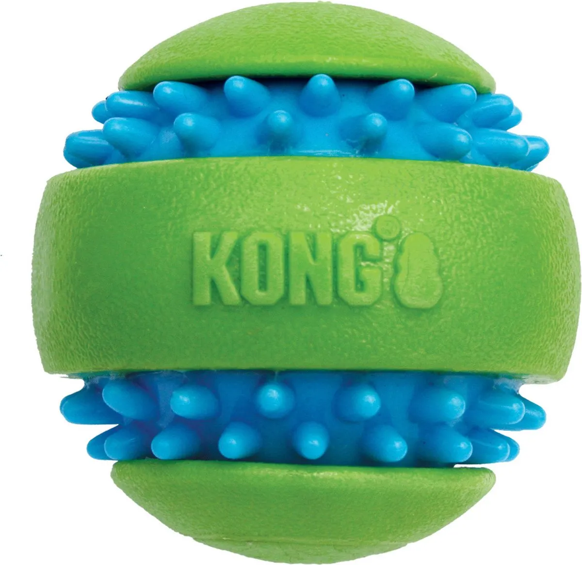 KONG Squeezz Goomz Bal Honden Speelgoed - Groen 9cm - afbeelding 6 van 6