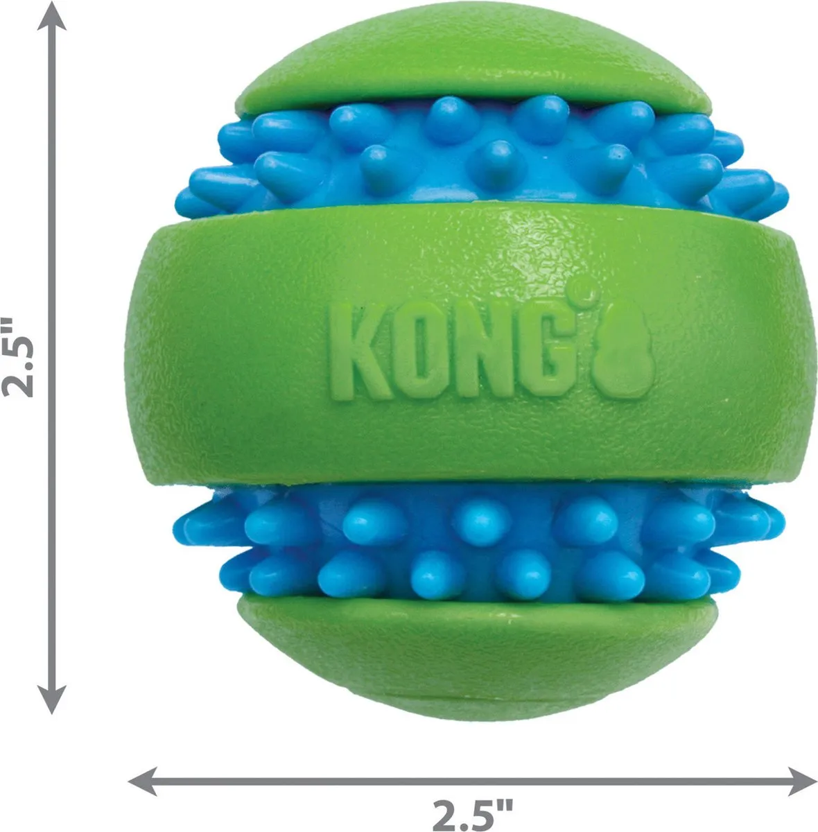 KONG Squeezz Goomz Bal Honden Speelgoed - Groen 9cm