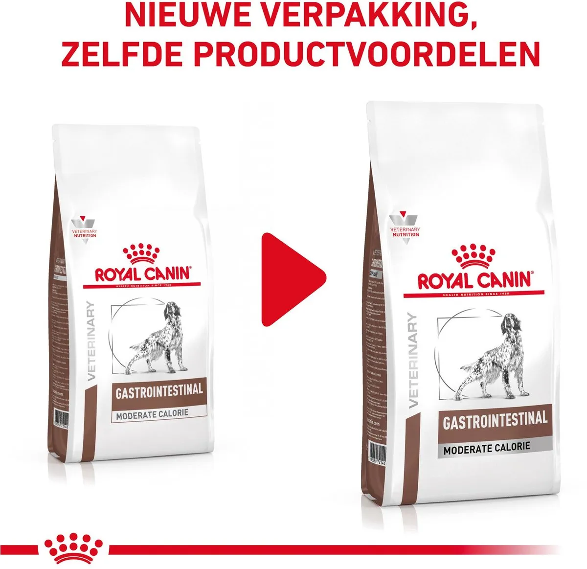 Royal Canin Veterinary Diet Gastro Intestinal Moderate Calorie Hondenvoer 7.5kg
