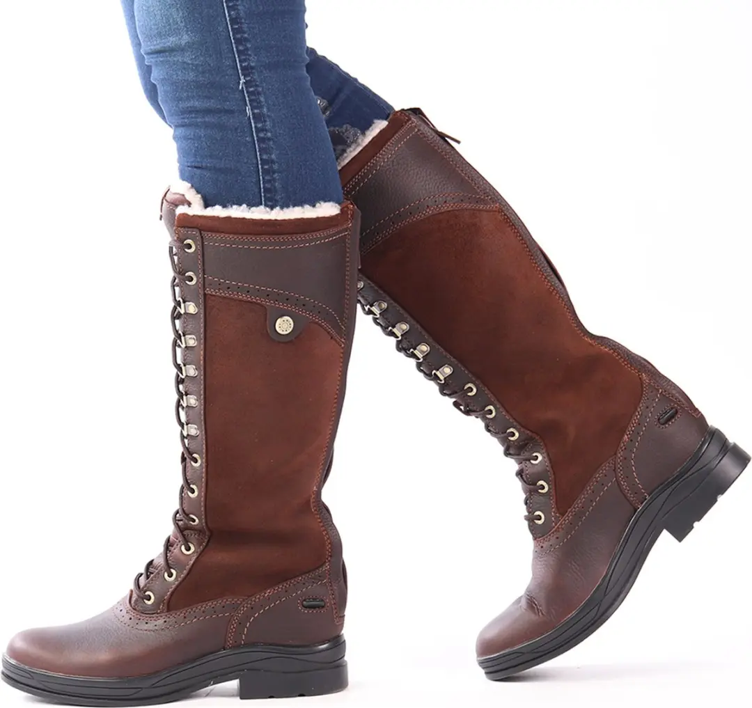 Ariat Outdoorlaarzen Ariat Wythburn Tall H20 Donkerbruin