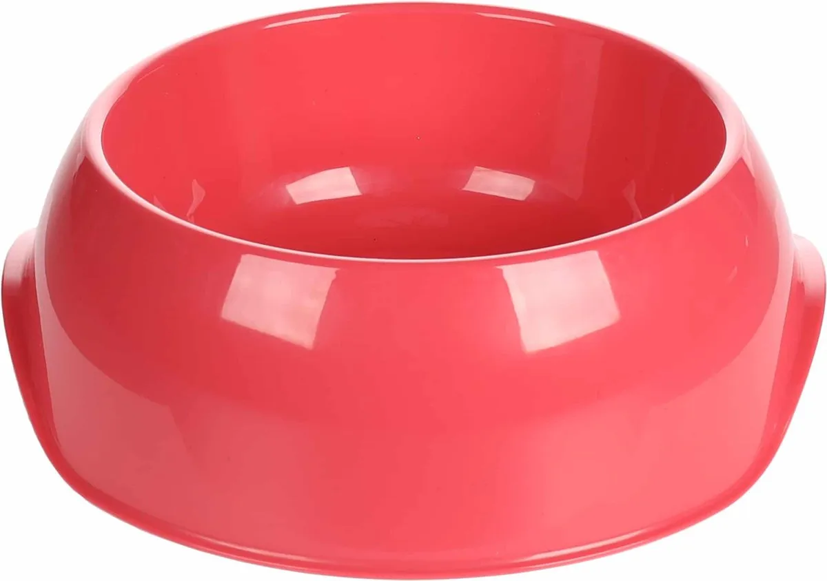 Flamingo Muk Eet- en Drinkpot Honden - Rood - 1300ml