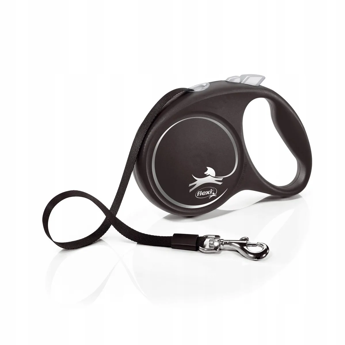 Flexi Automatische Hondenriem Zwart - 5m S