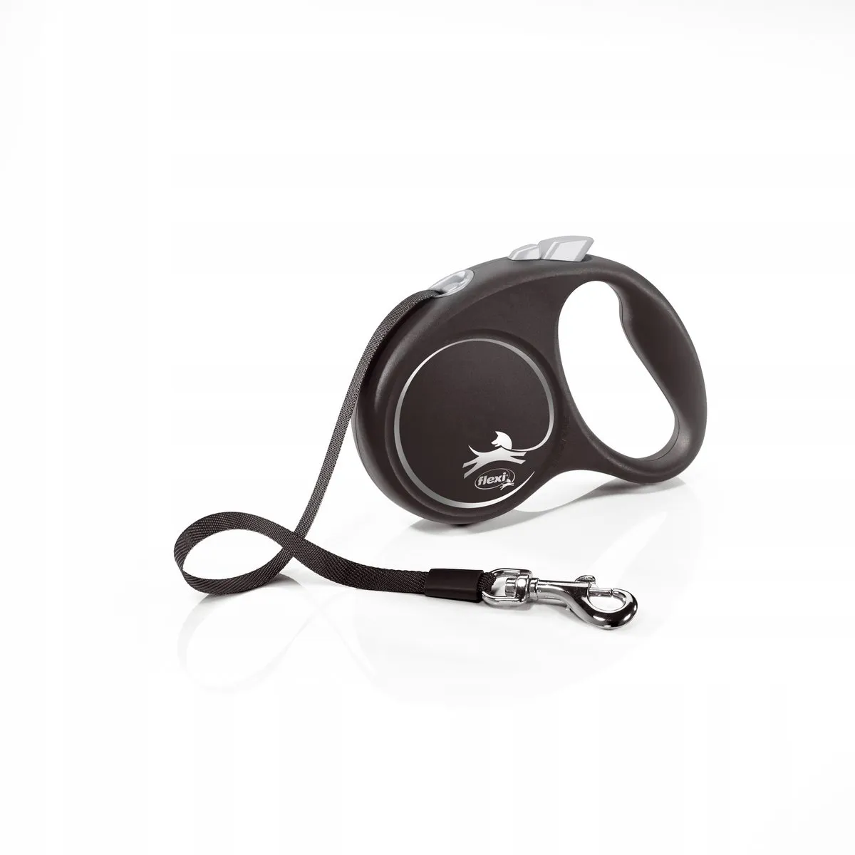 Flexi Automatische Hondenriem Zwart - 5m S