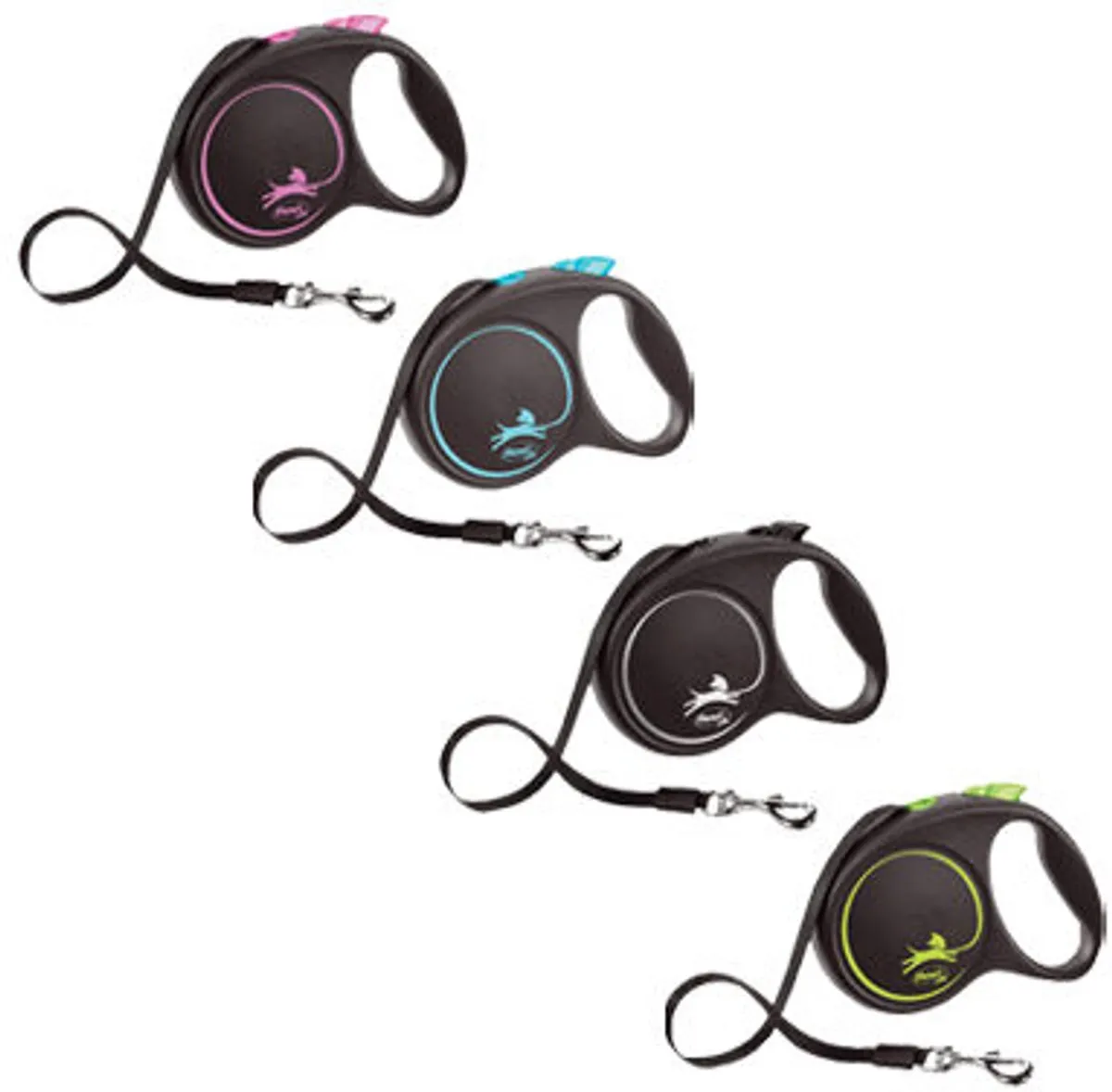 Flexi Rollijn Black Design Tape - Roze - 5m