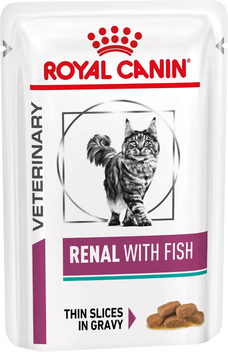 Royal Canin Renal Kat Voeding - 12x85g Vis