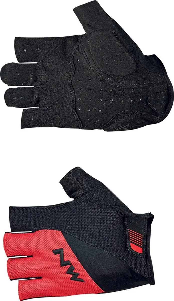 NORTHWAVE FLASH 2 ZOMER HANDSCHOENEN ZWART/ROOD Maat XL