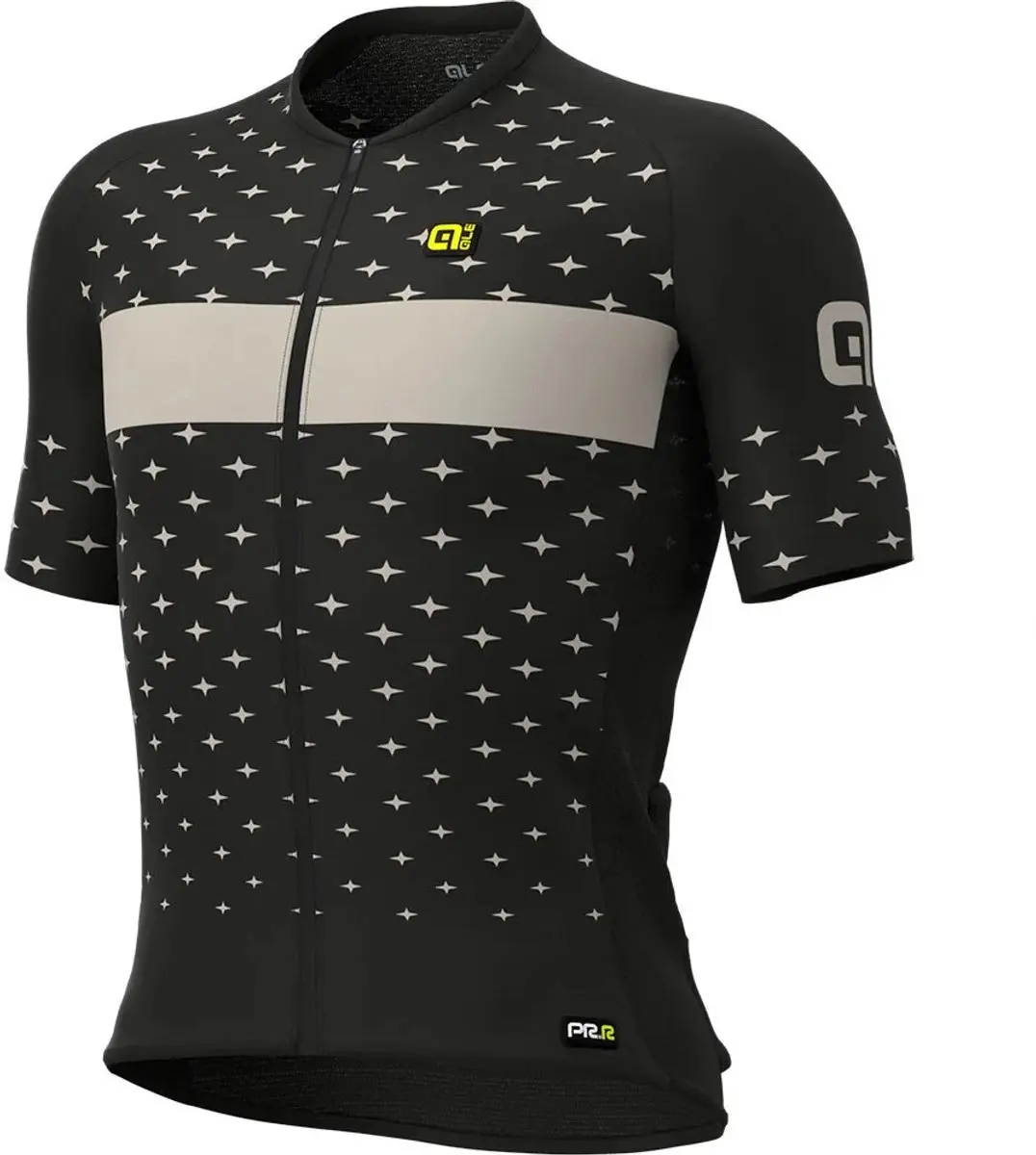Alé PRR Stars Fietsshirt Korte Mouwen - Zwart