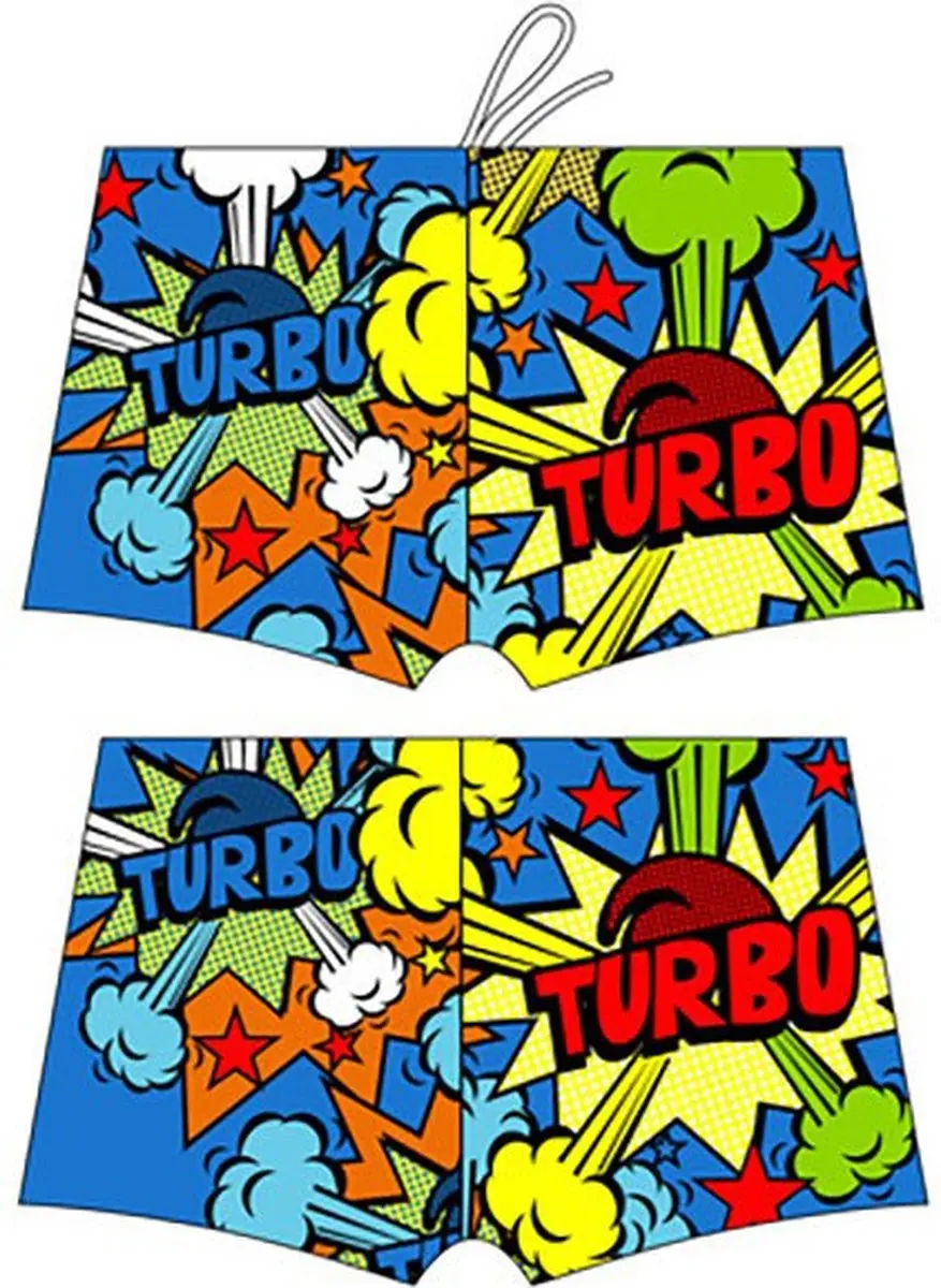 Turbo Pop Zwemboxer Veelkleurig S Man