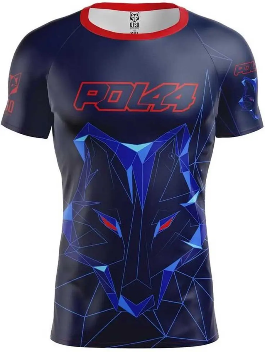 Otso Pol Espargaró 44 T-shirt Met Korte Mouwen Blauw S Man
