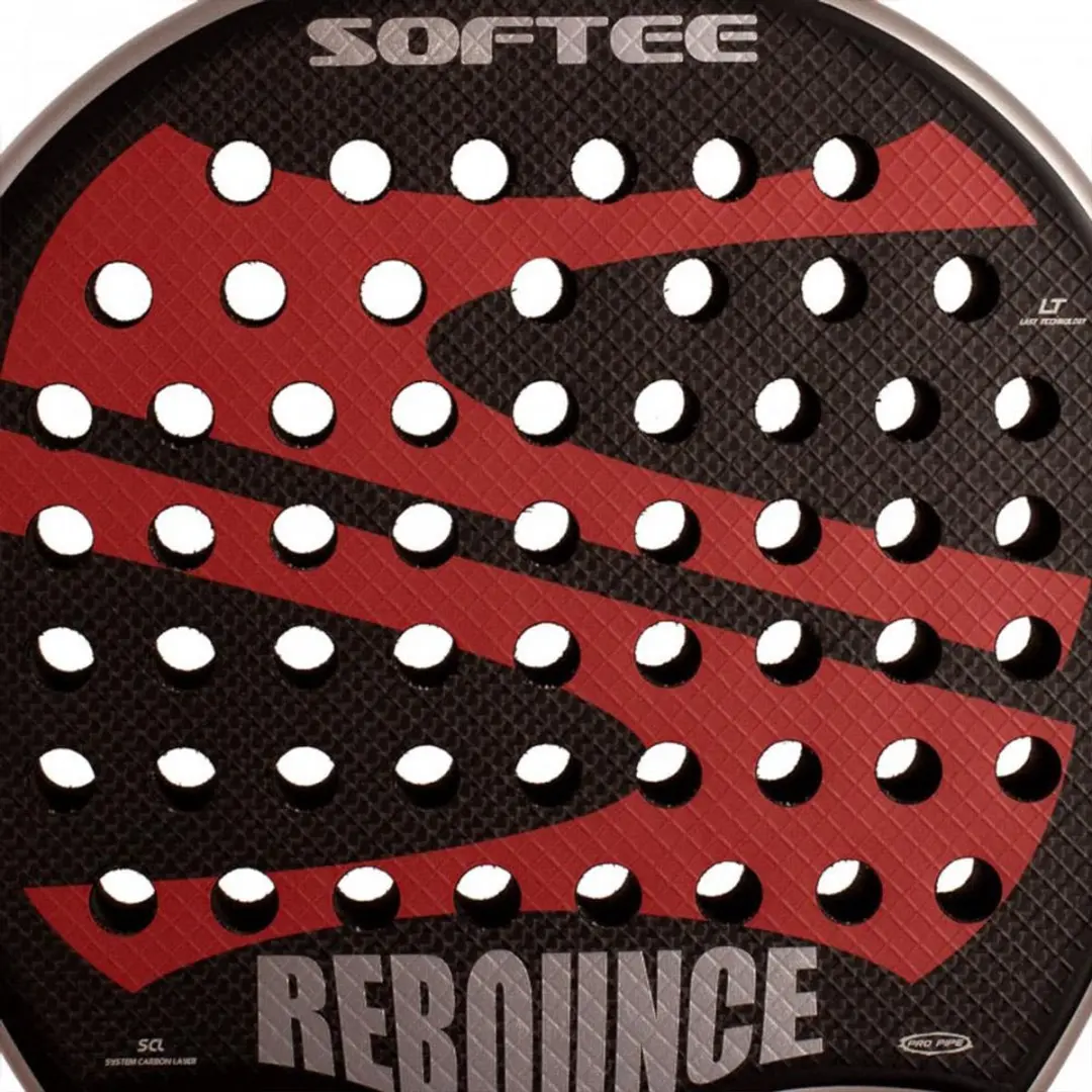 Softee Rebounce 3K Padelracket - Rood - afbeelding 3 van 5