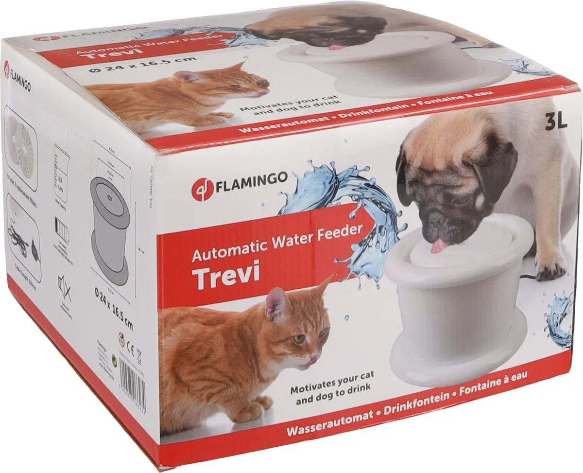 Flamingo Drinkfontein Trevi 3000 - Wit