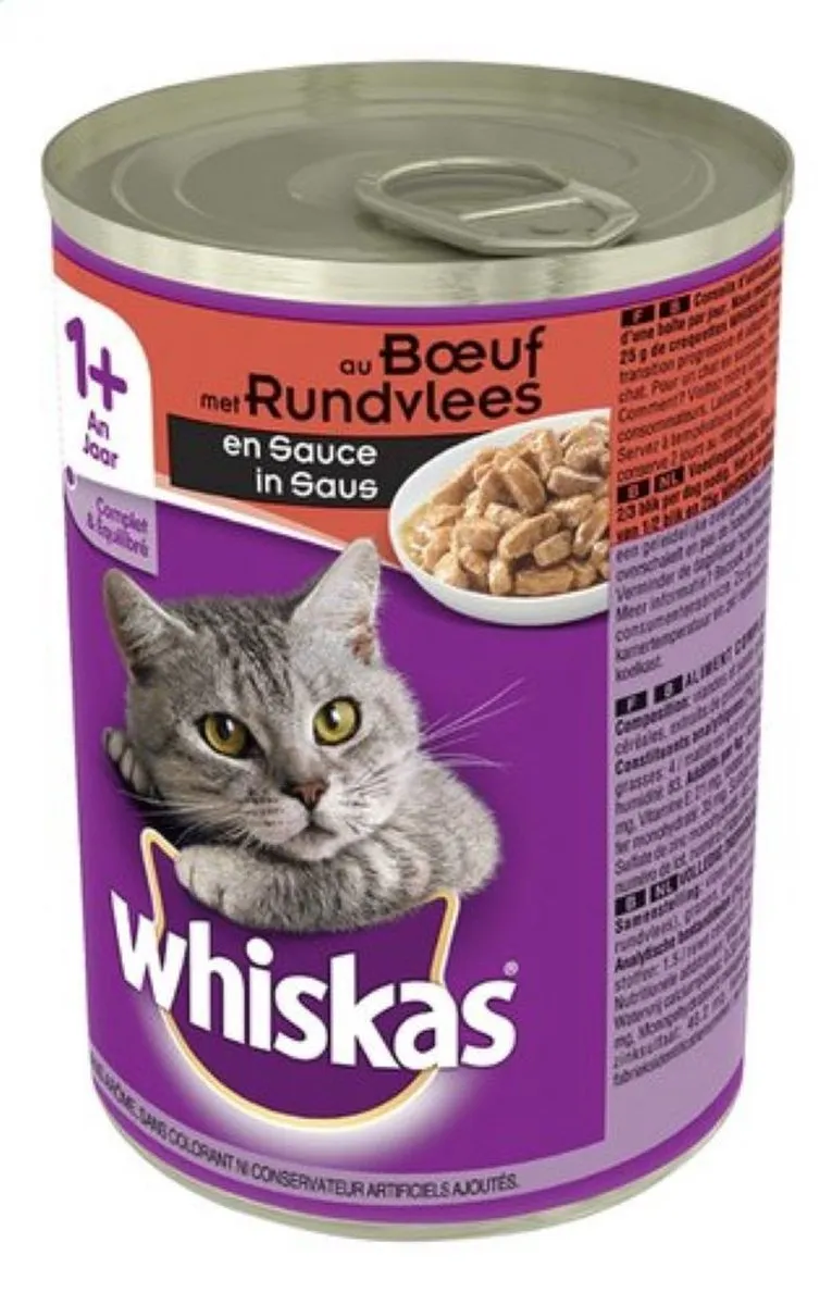 Whiskas Rund in Saus Blik