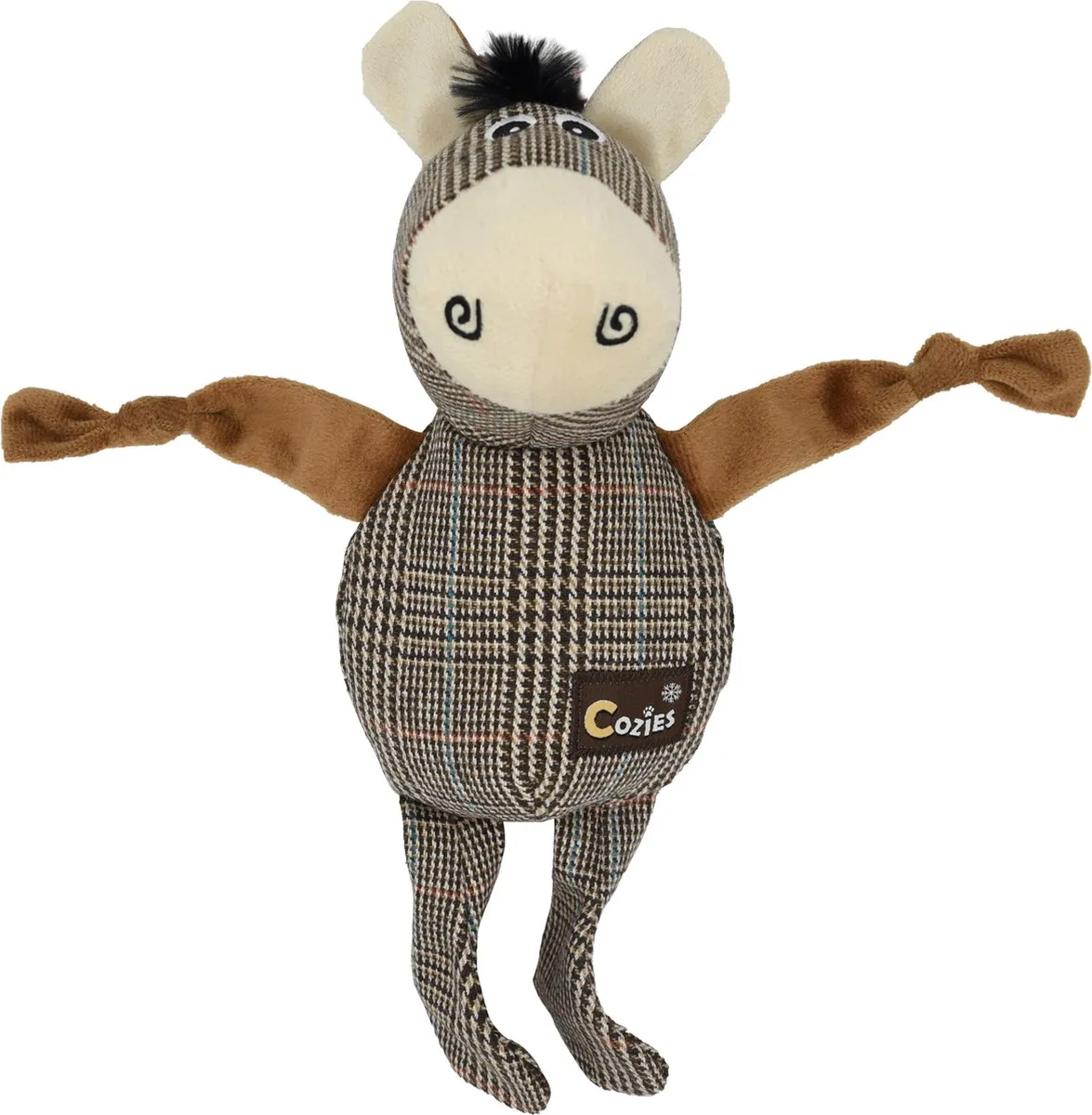 Flamingo Cozies Hs Cozies Pluche Ezel Bruin 33cm