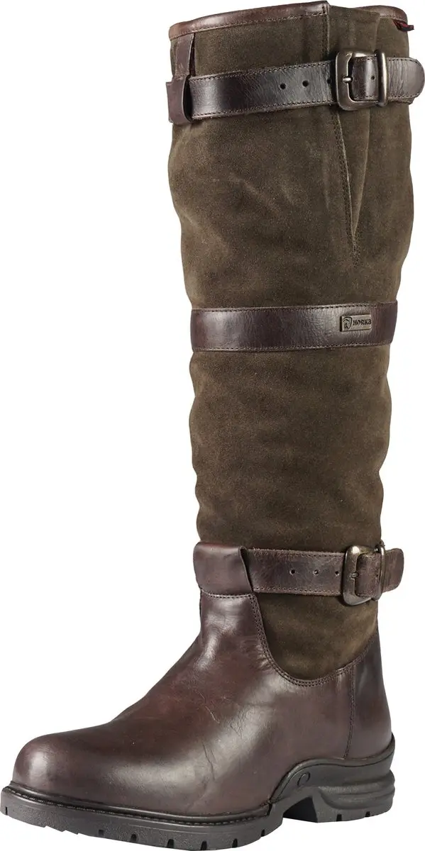 Horka Highlander Outdoorlaarzen - Groen - Maat 40 - afbeelding 2 van 6
