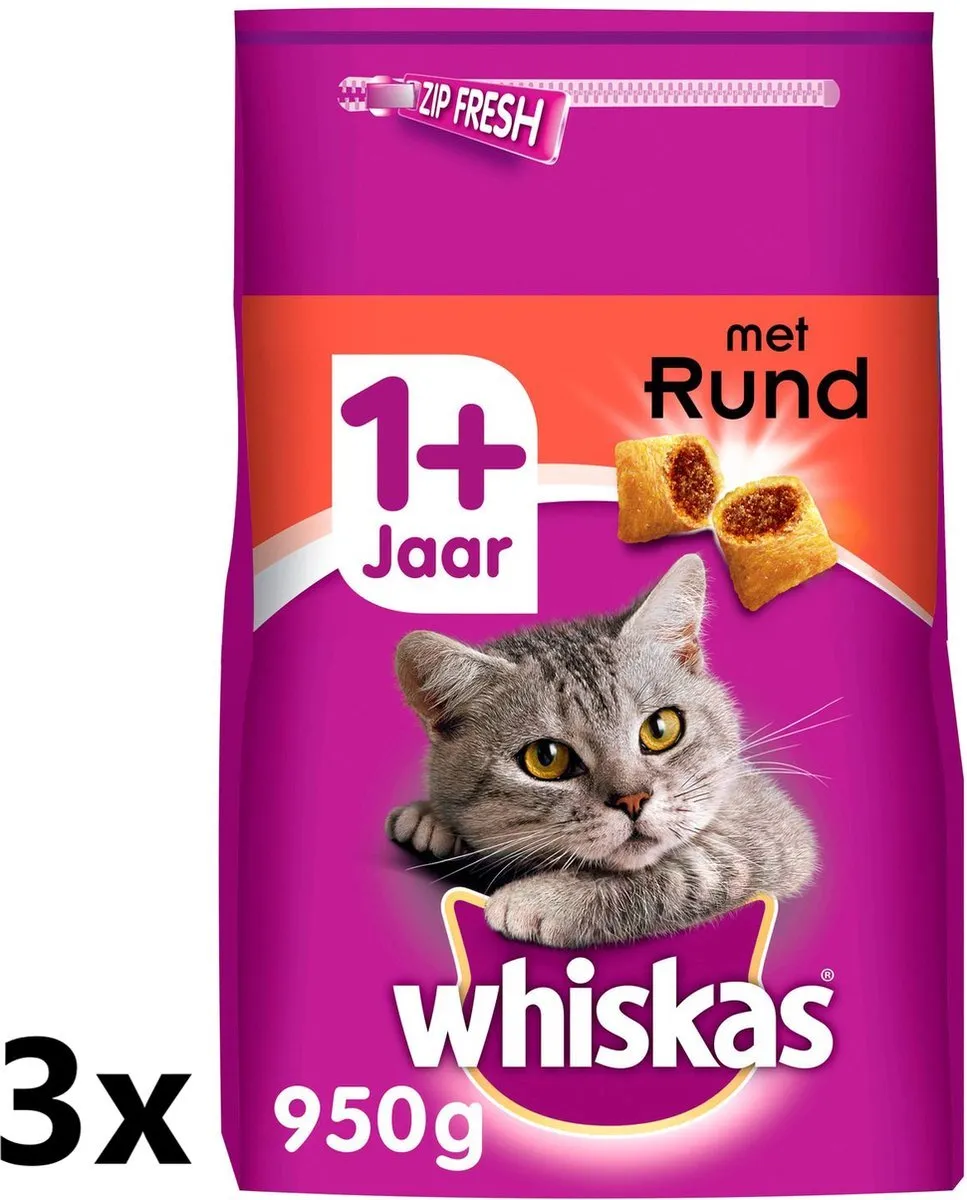 Whiskas Rund 1+ Kattenvoer