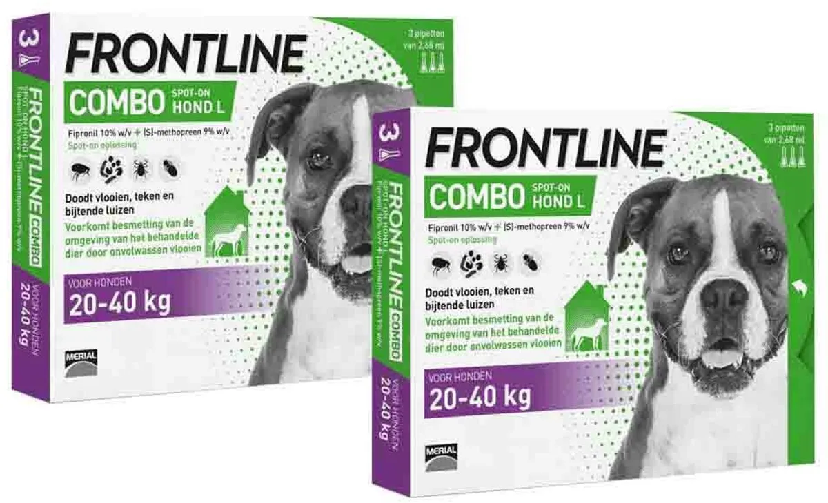 Frontline Combo Spot On Hond L - 2x3 Pipetten