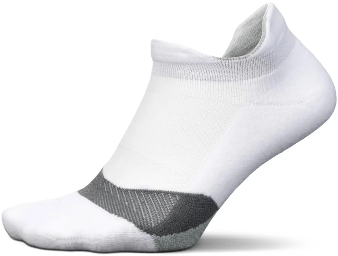 Feetures Elite Light Cushion No Show Tab - Wit - Maat S (34-37) - afbeelding 6 van 6