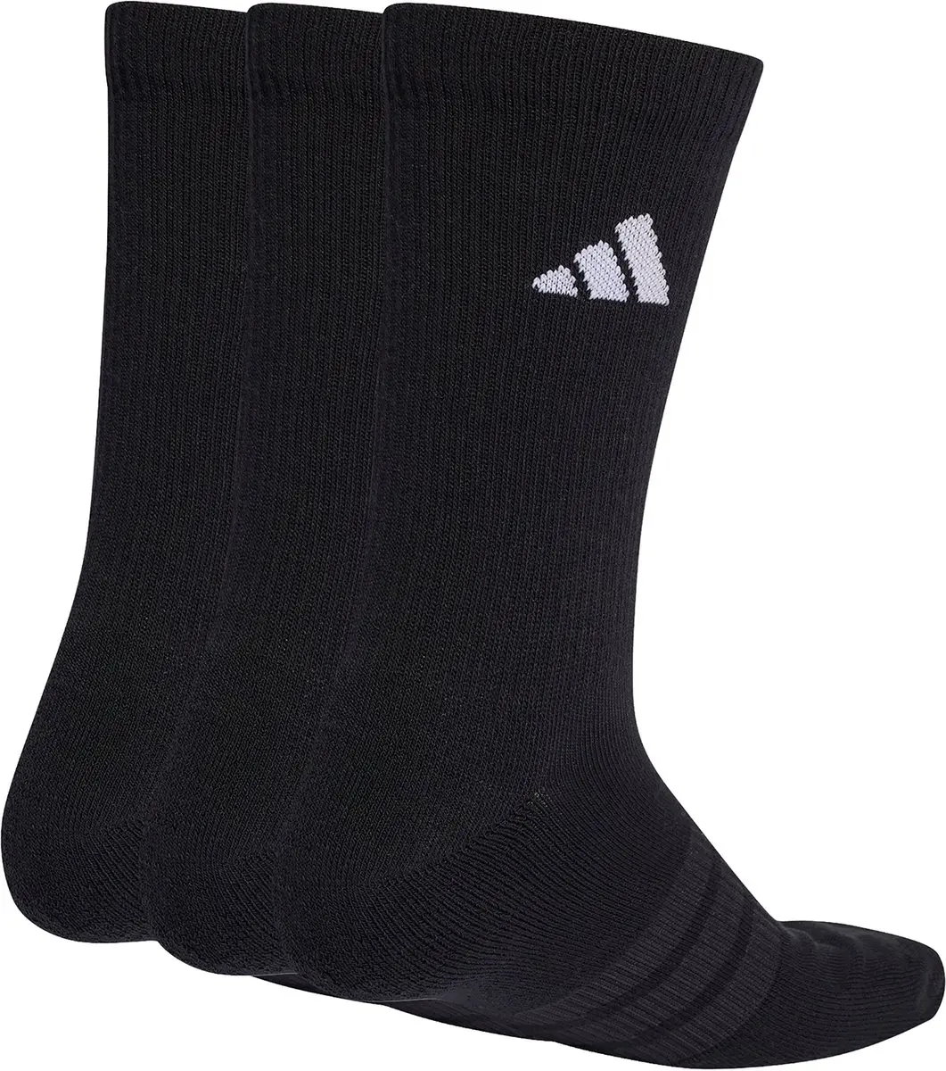 adidas Cushioned Sportswear Halfhoge Sokken 3-pack - Zwart - afbeelding 5 van 6