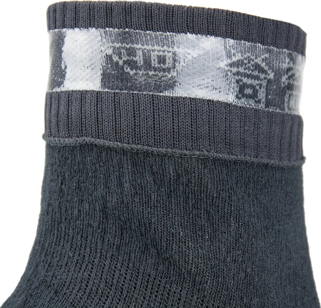 SealSkinz Waterproof Warm Weather Hydrostop Sokken - Zwart/Grijs - afbeelding 2 van 2
