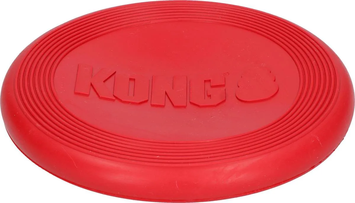 KONG Flyer Frisbee - Hondenspeelgoed Ø25cm - Rood